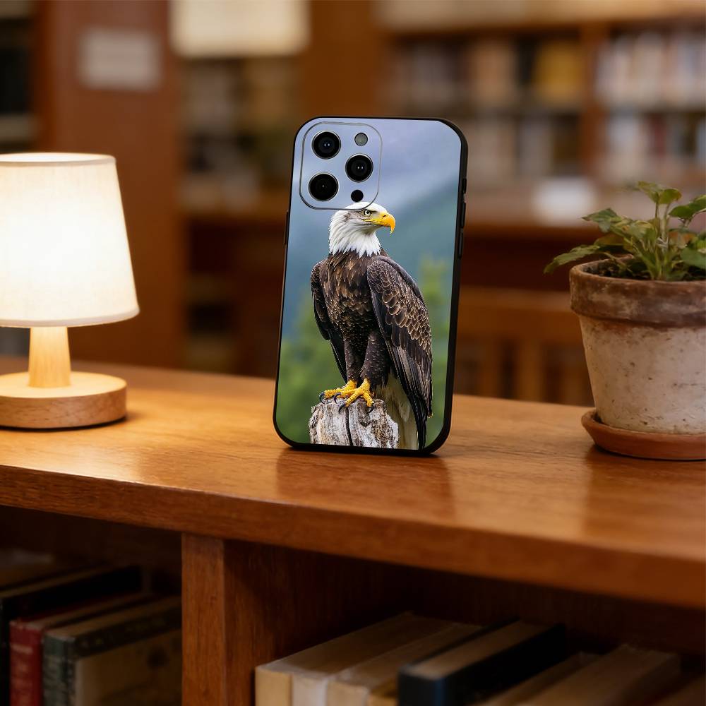 

Eagle Phone Case Silicone Soft For IPhone 17 16 15 14 13 12 11 X XR Plus Pro Max Plus iPhone13Pro