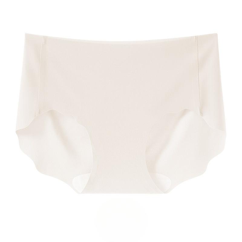 Lady Plus Size Summer Camellia Fragrance Without A Scratch Mulberry Silk 10A Antibacterial Extension Crotch Triangle Briefs
