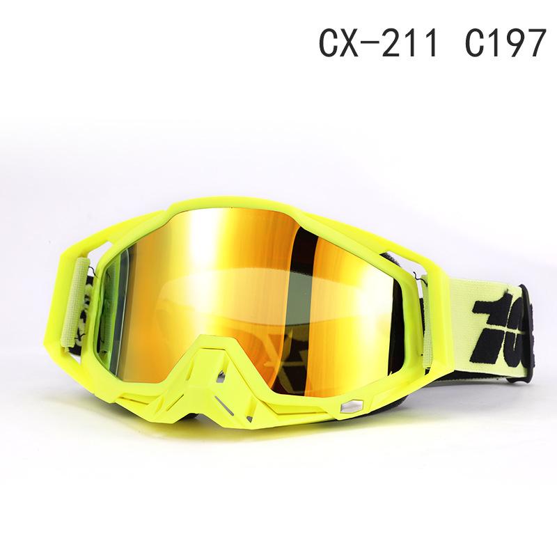 Gafas de Moto y Esquí a Prueba de Viento Transfronterizas: 100% Todoterreno, Equitación al Aire Libre y Protección para Descenso