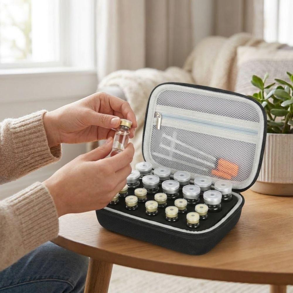 3/10ML Insulin Protection Case Waterproof Carrying Case Essential Oils Carrying Box Travel Use