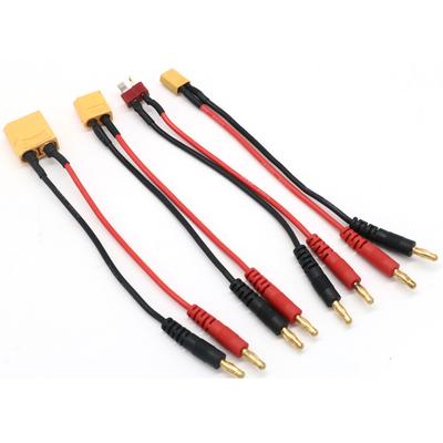 20CM XT30 XT60 XT90 T Plug Charge Lead To 4.0mm Banana Plugs Charge Cable Silicone Wire 14AWG For Lipo Battery