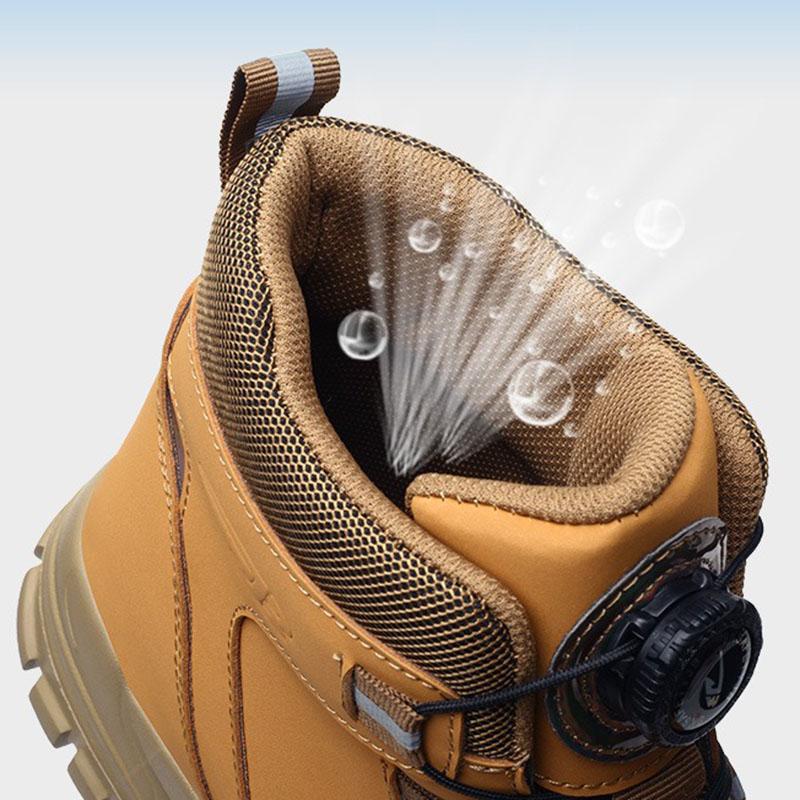 Осенне-зимние мужские рабочие ботинки с высоким берцем и стальным носком — фото 15