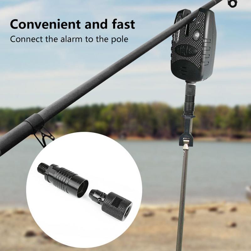 1Pc Fishing Rod Pod Connector Quick Release Bite Alarm Rod-Holder Fishing Bank Stick Support Hold Connector Fishing Tool