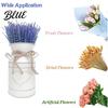 Farmhouse Style Flower Vase Vintage Iron Can Bucket Double-Handle Metal with Jute Bow