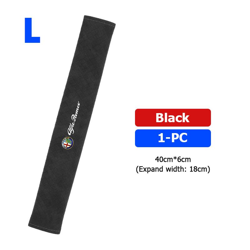 Car Safety Shoulder Cover Soft Protection Seat Belt Padding Pad For Alfa Romeo GT Stelvio F1 Brera Volante Tonale Gloria Disco