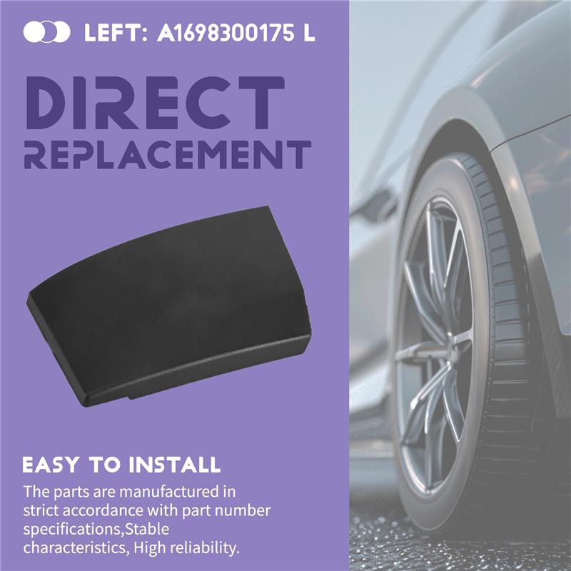 Motorhaubenscharnierabdeckung Windschutzscheiben-Wasserablauf Haubeneckschutz für Mercedes Benz A-Klasse W169-A99D