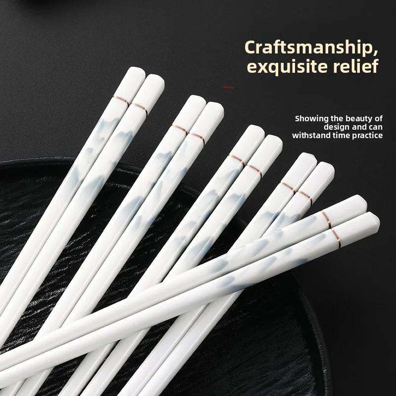 High End New Antibacterial, Mildew Proof, Anti Slip Chopsticks for Household Use, Heat-resistant Household Chopsticks