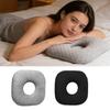 Single Hole Ear Pillow For Side Sleepers Soft Breathable Polyester Fiber With Neck Support Treatments