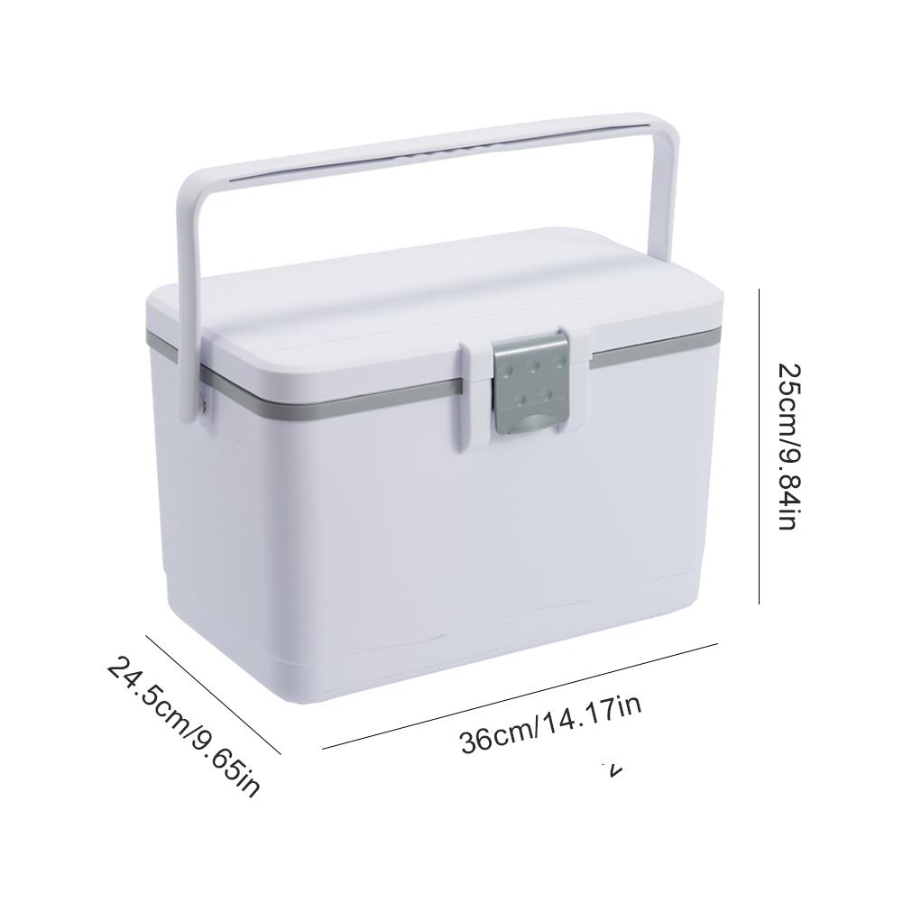 

8 л Охладитель Холодильник Поддержание Свежести Холодный Контейнер для Льда Уличный Ящик для Хранения Продуктов Кемпинг Изоляция Ведро для Льда Мини Автомобильный Холодильник белый