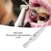 Dental Saliva Swivel Strong Suction Handle Aluminum Metal Adjustable Head Dental Strong Suction Valve