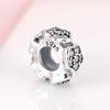 S925 Sterling Silver Beaded Spacer Beaded Diamond Flower Positioning Bead Bracelet Diy Jewelry Accessories