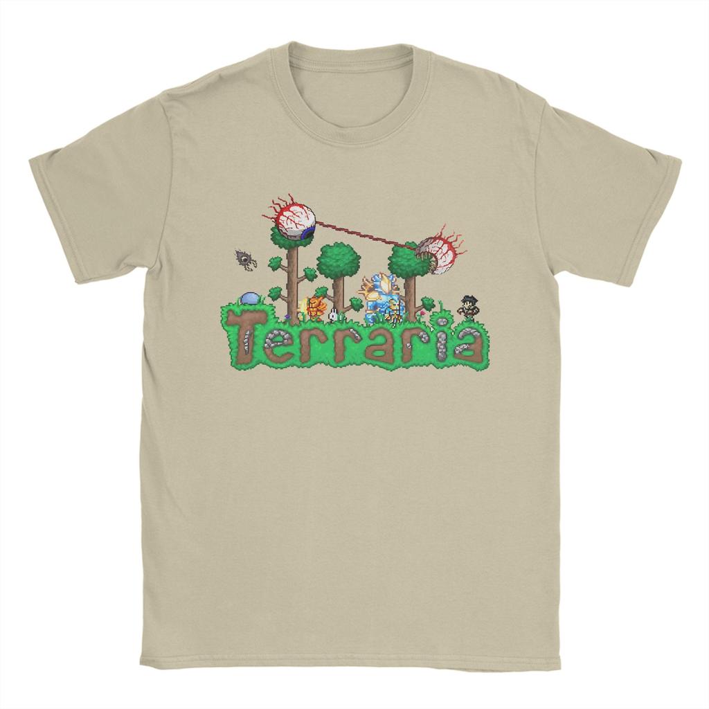 Terraria Game New Arrival T Shirt for Men Women Pure Cotton Tee Shirt Clothes