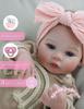 Wiedergeborene Babypuppe 50 cm/Geschenke für Mädchen/6 Zubehörteile