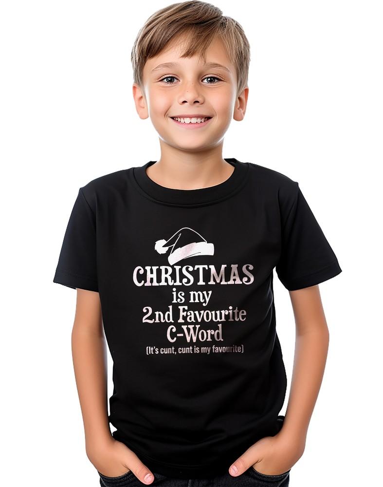 

Christmas Is My 2nd Favourite C Word T-Shirt - Naughty and Nice! Funny t-shirt, M