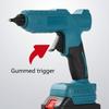 Wireless 20V Hot Adhesive Guns Suitable for 18V/20V Li Ion Batteries Quick Preheating Manufacturing DIYer Crafts Repairs