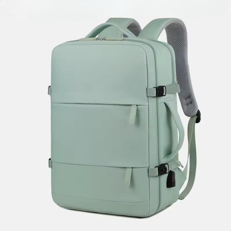 Borsa Uomo Donna Grande Capacità Viaggio Multifunzione Zaino con Porta Scarpe Multistrato Separazione Asciutto e Bagnato Impermeabile