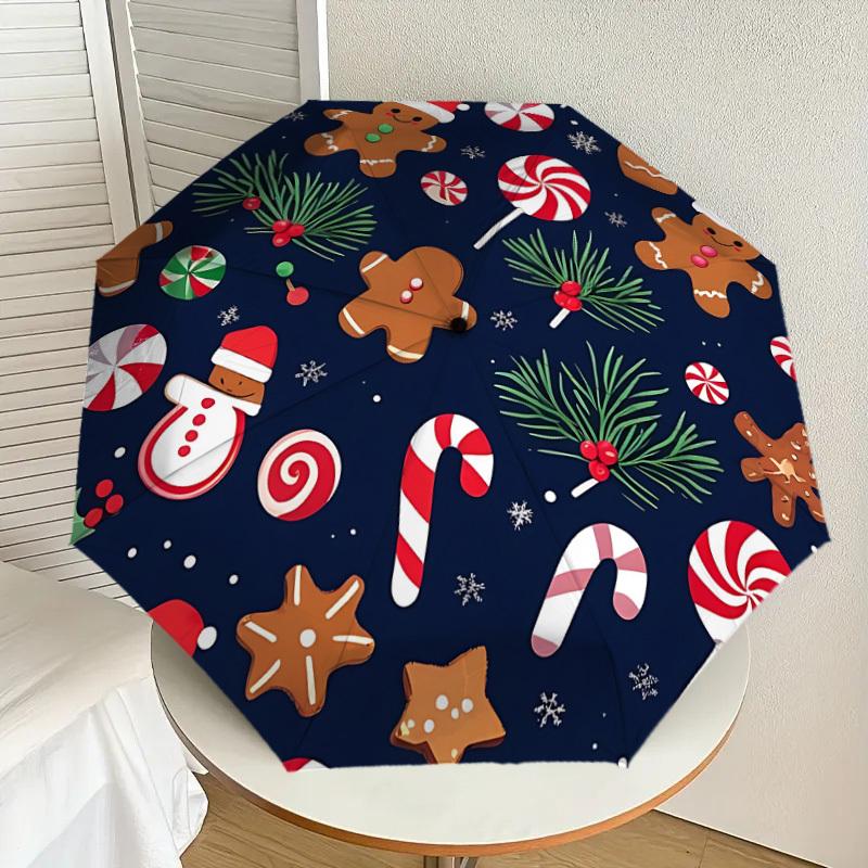 

1pc Cookies Automatic Folding Umbrella, Heavy-Duty 8-Rib Construction, Perfect for Everyday yy251114130