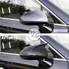 For Hyundai Sonata DN8    Rearview Side Mirror Cover Wing Cap Exterior Door Rear View Case Trim Carbon Fiber Look