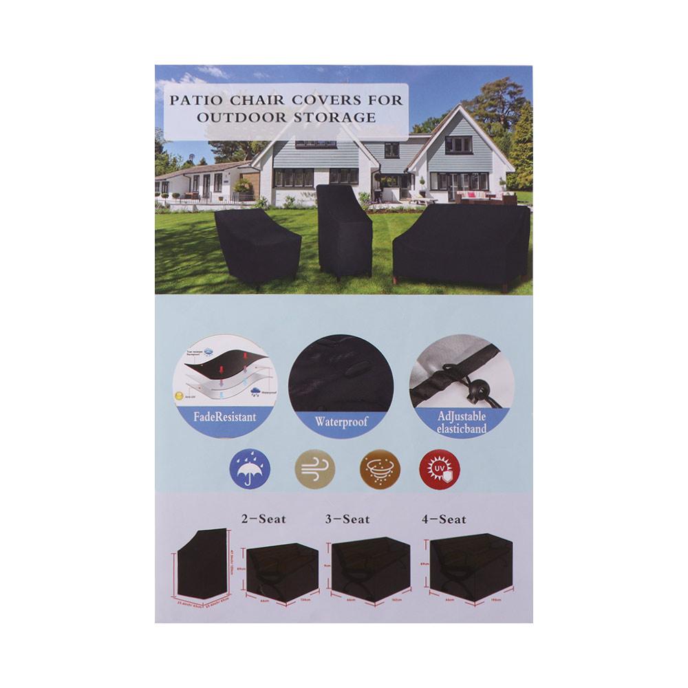 Furniture Dust Cover Courtyard Bench Cover UV Resistant Seat Protective Cover Outdoor