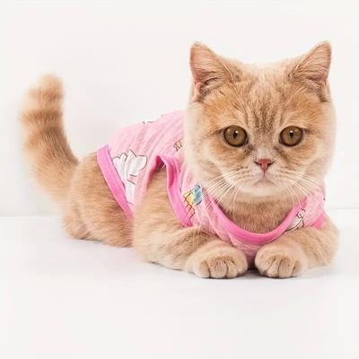 Charm Dog Cooling Vest Sunscreen T-Shirt Thin Grils Dog Print Cute Costume Dog Vest Summer Dog Clothes Chihuahua Puppy for Small Dogs