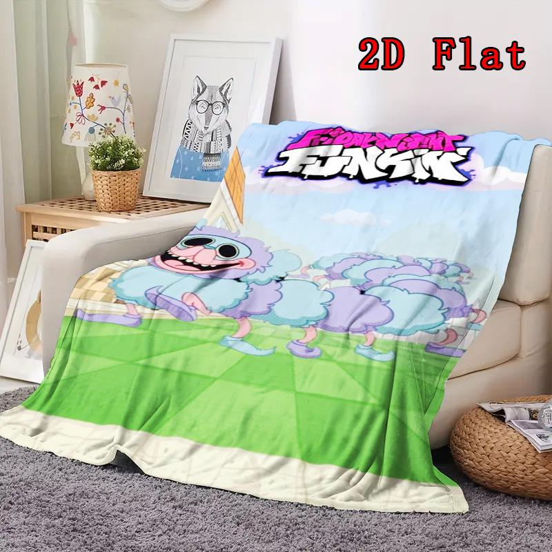 Poppy Playtime 2D Flat Pattern Flannel Blanket High Quality All Seasons Warmth and Comfort Perfect for Christmas Gifts.MMT0918450