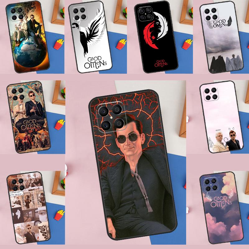 Good Omens Hülle für Honor 200 Lite Magic 7 5 6 Pro Honor X9c X9b X9a X8b X8a X8 X9 50 70 90 Cover