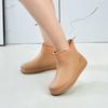Fashion Low Tube Rain Shoes New Women's Wear Waterproof and Non-slip Outdoor Pvc Velvet Rain Boots Women's Overshoes