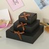 1/5Pcs Square Gift Box With Decorative Bow Ribbons Party Weddings Birthday Cardboard Box Diy Present Package Gift Boxes Decor