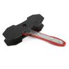 Car Ratchet Brake Piston Spreader Rustproof Steel Red Black Thicker Braking Device with 2 Clamp Pieces
