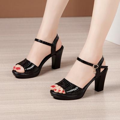 Scarpe da Donna Moda Donna Décolleté Dolce Punta Appuntita Cinturino con Fibbie Sandali Tacchi a Stiletto Signora