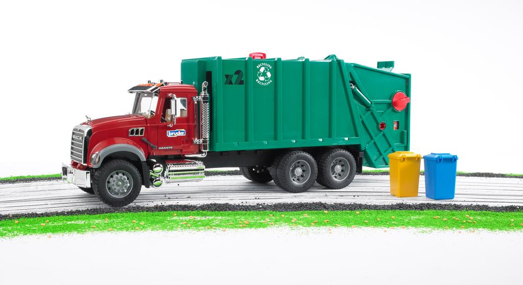 Mack Granite Śmieciarka Bruder 02812 Seria Profi 1:16