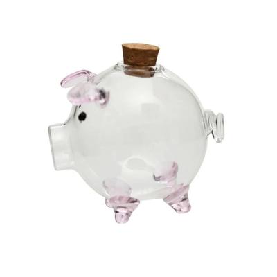 Cute Cartoon Piggy Money Bank Handmade Multi-purpose Coins Saving Box Practical Durable Golden Beans Container Home Decor