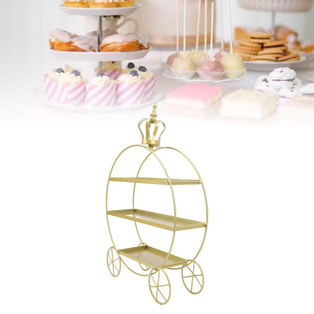 Dessert Cupcake Stand 3 Tier Cup Cake Holder Tiered Serving Tray for Cupcakes Donuts Fruits T Party Birthday Weeding