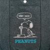 Rootote Women's Snoopy Small Tote Bag, Freestanding, Embroidered, IP.Deli.Peanuts-0J 8442 (03 Gray)