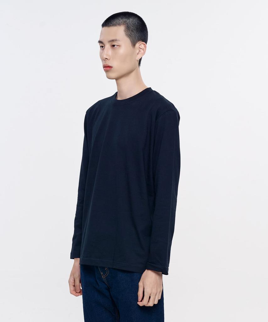Yunaitideuaeseul [2Pack] Basic Plain Long Sleeve T-Shirt (Type B)