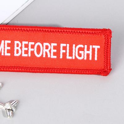 Flight Keychain Set Kiss Before Flight Crew Drive Safe Aircraft Metal Carving