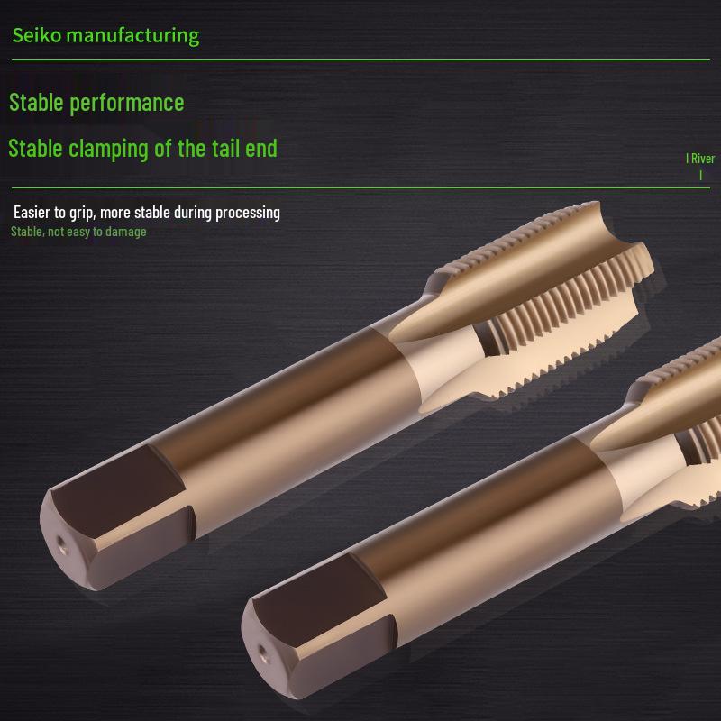 Stainless Steel M35 Cobalt Tap for Machine Tapping - Sizes M3 to M18