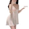 Sexy Lace Camisole Nightdress Set: Enhances Bust, See-Through Lingerie for Women