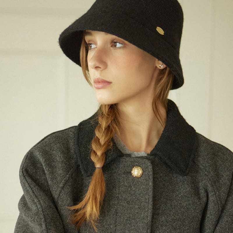 

NONLOCAL Классическая вязаная панама - Черный Black_FREE