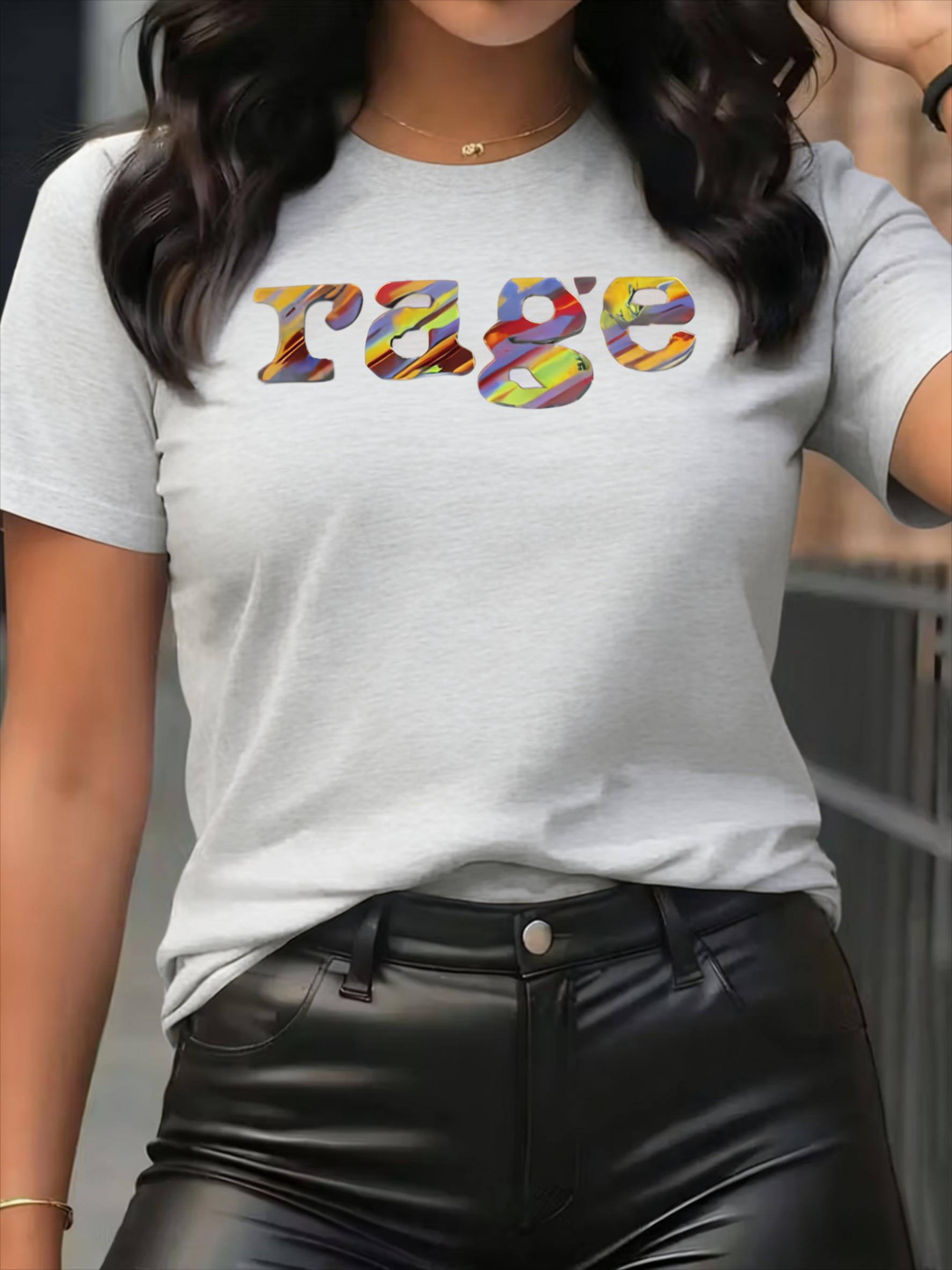 

Womens YK retro s s inspired loose tshirt featuring YK logo print casual shortsleeved roundneck top women clothes S