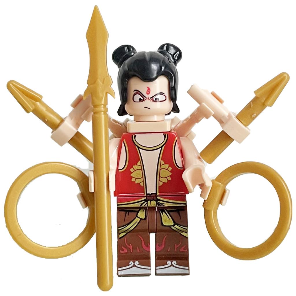 Ninja Warrior Superhero Doll With Weapon Single Building Block Assembly Toy