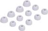 Eartips for Sony True Wireless Compatible with and Comfortable Washable 3 Sizes 6 Silver A-Pcas Earphones, 1000xm5, 1000xm4, 1000XM3, WF-C700n, Fit,