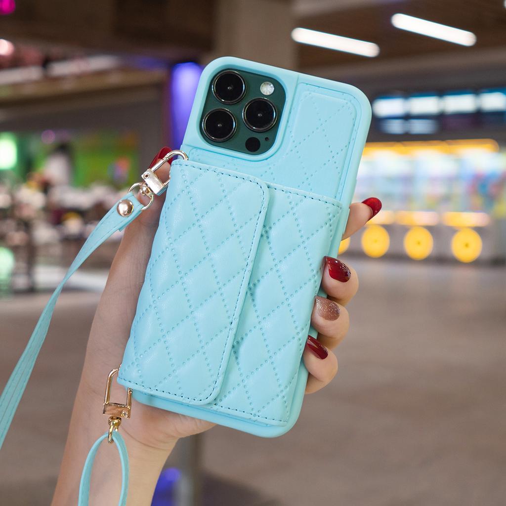 Shoulder Strap Lanyard Wallet Leather Case for IPhone 14 15 Pro Max 13 12 11 XS XR 7 8 Plus SE 2022 Cards Holder Crossbody Cover