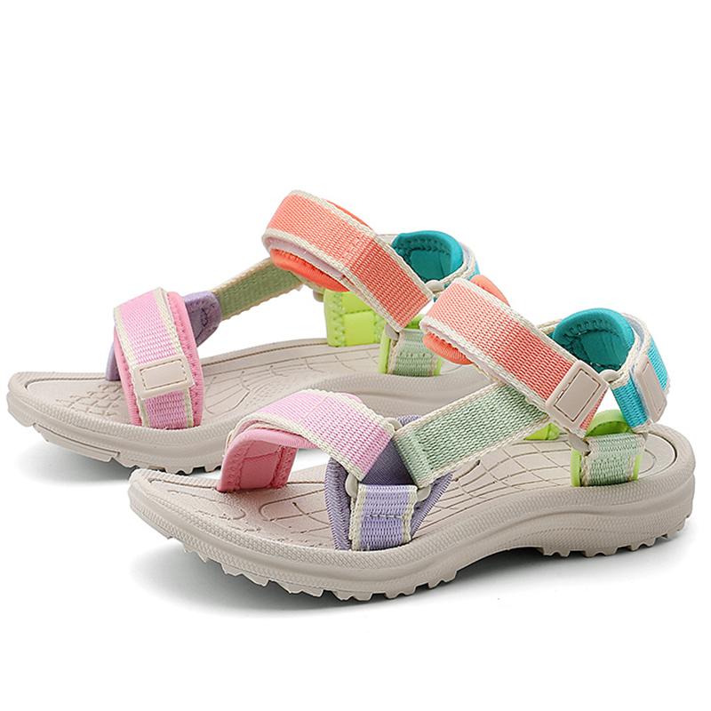 Summer girl's Fashion Lightweight Outdoor Leisure Trend Multi Color Sandals Beach Shoes Slippers