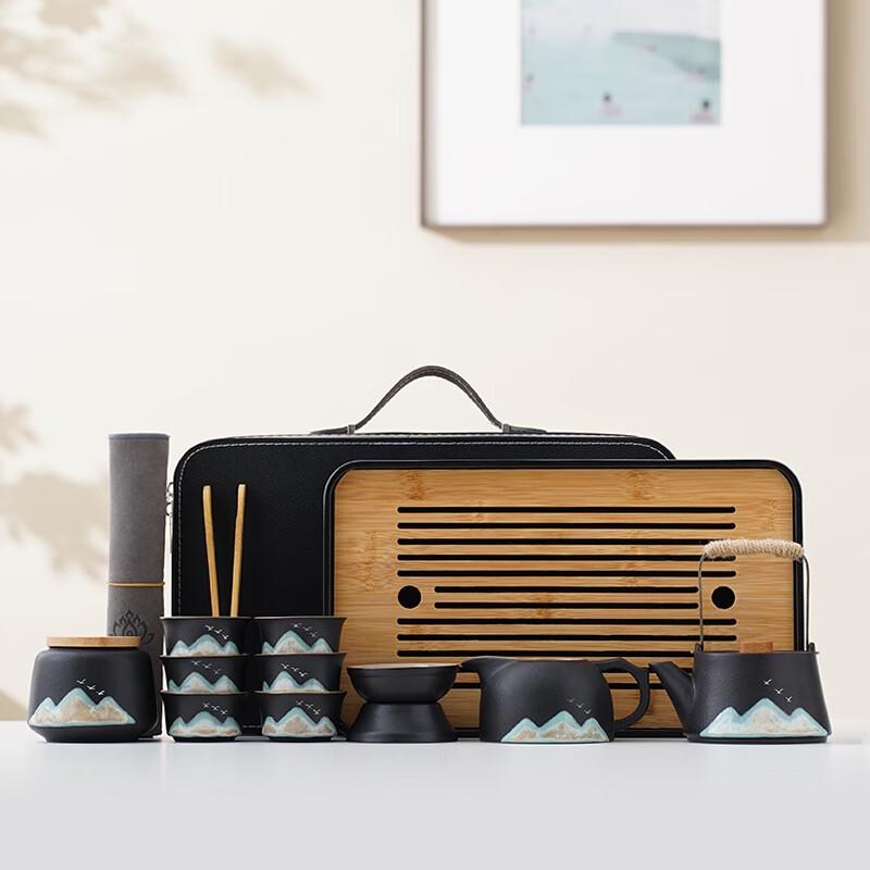 Zhuijia Scenic Landscape Ceramic Tea Set
