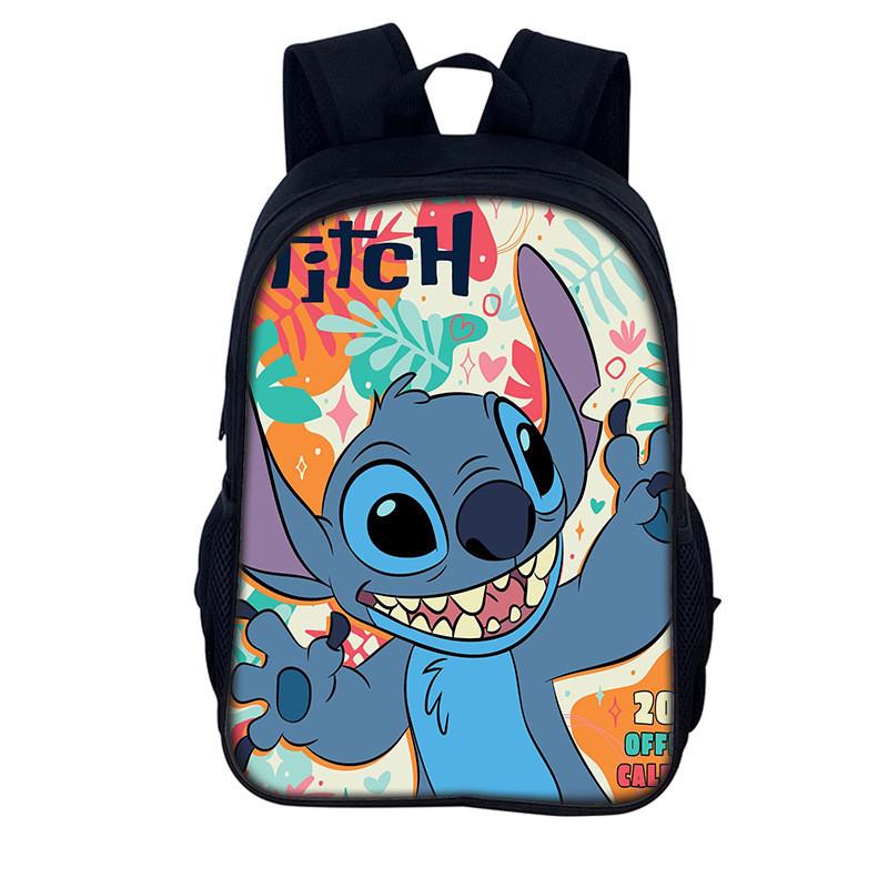 Stitch Kids Backpack With Polyester Material For Daily Use And Storage