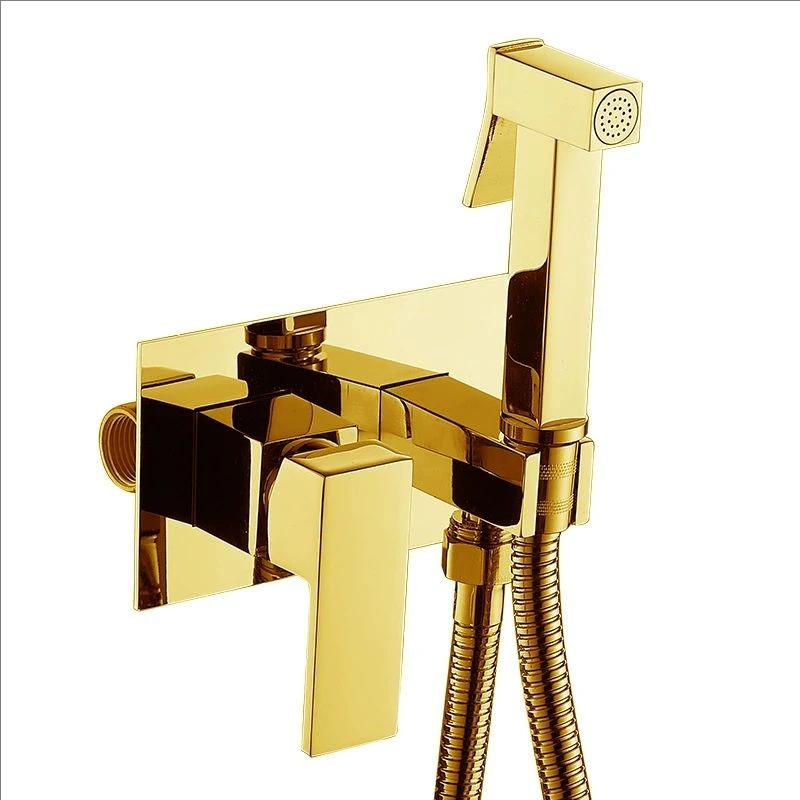

Gold Toilet bidet sprayer set Brass Bidets faucet Bathroom Hot and Cold sprayer shower bidet faucet High Pressure gun Chrome