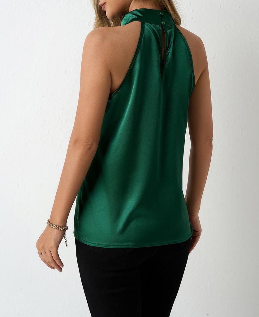 New European & American Satin V-Neck Camisole for Women - Spring/Summer Collection