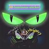 Devil's Eye Car Stickers 3D Stereoscopic Electric Motorcycle Night Light Decoration Lamp Stickers Personalized Dropping Adhesive