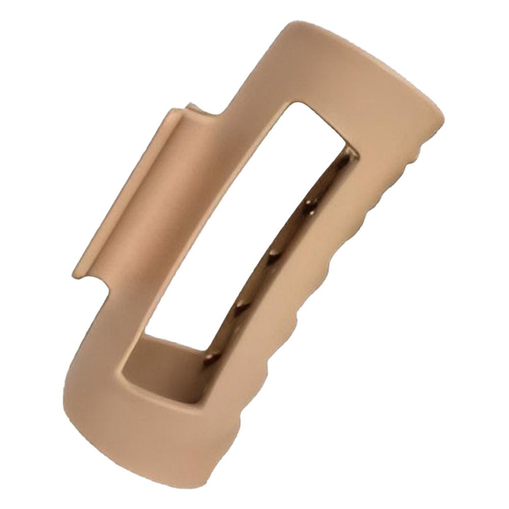 

1-4Pcs Safe Soft Silicone Shark Clip Square Anti Collision Protection for The Back of The Head Anti Fall Women s Hair Clip